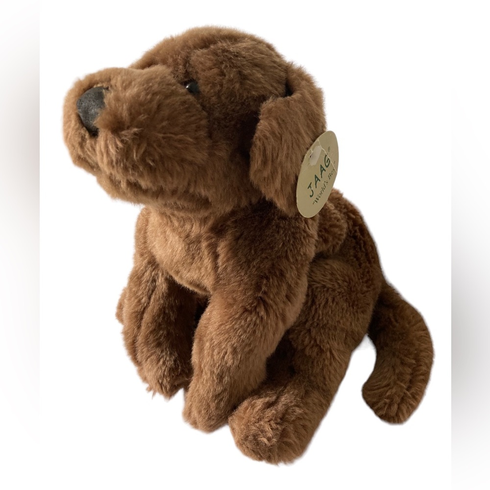 JAAG Puppy Dog Chocolate Lab Brown 9" Plush Stuffed Animal with Tags